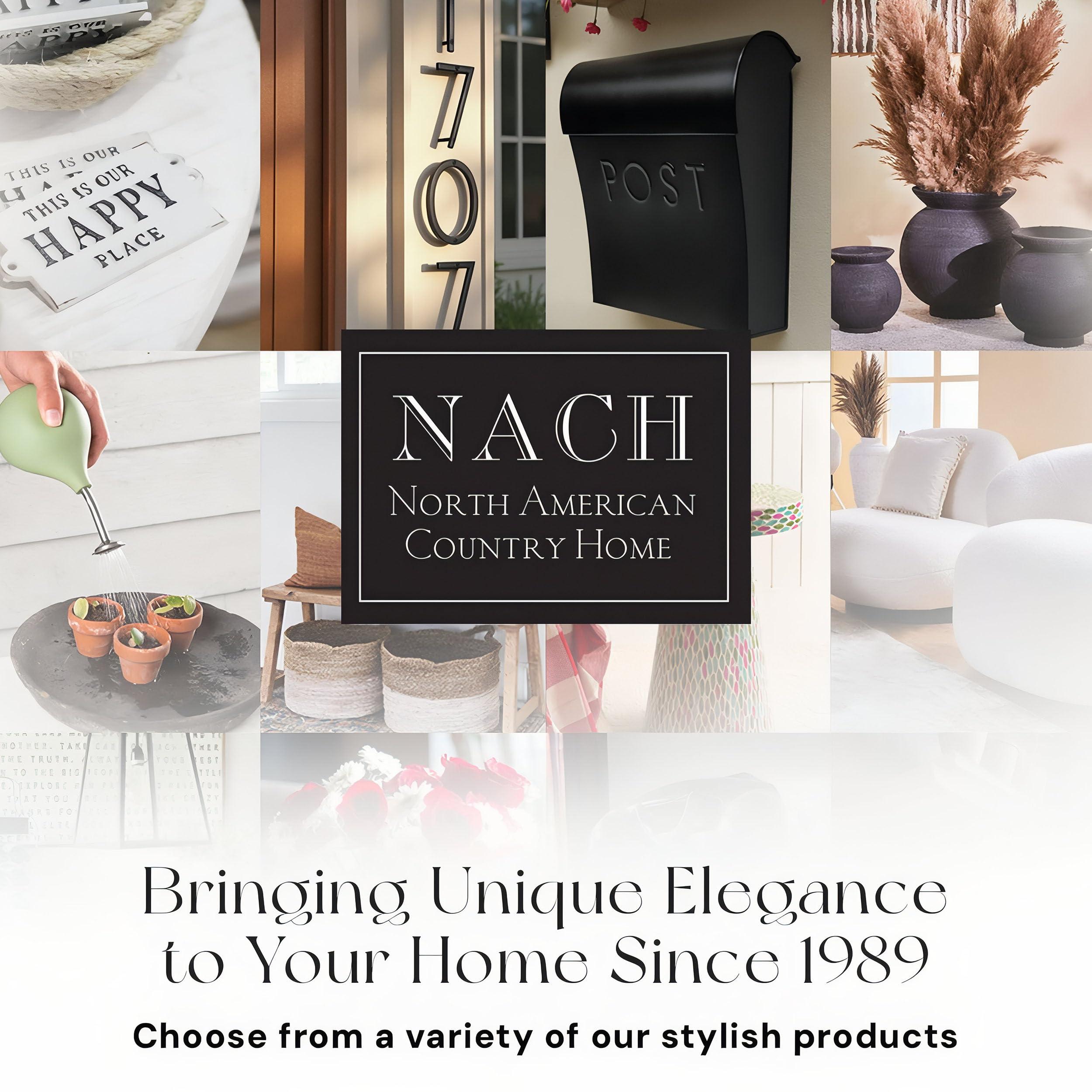 NACH NACH Mailboxes for Outside Wall Mount, 10 x 10 x 4 inch Copper Mail Boxes for House Outside, Waterproof Mailboxes for Outside - Chicago Style Mail Box