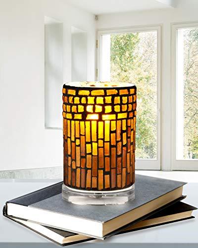 Dale Tiffany Lamps Dale Tiffany TA15017 Calico Accent Lamp, 6.75\", Amber