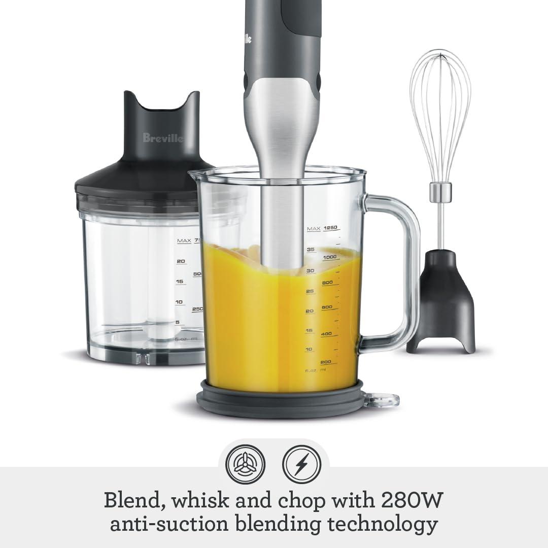 Breville Breville Control Grip Immersion Blender, Brushed Stainless Steel