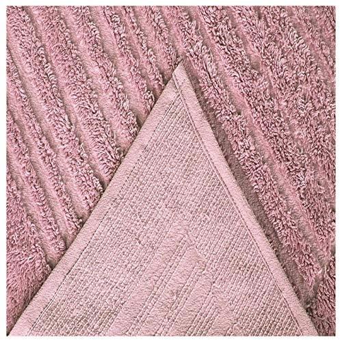Better Trends Better Trends All Season Bedspread 100% Cotton Chenille Bedspreads Coverlet Luxurious Medallion Pattern Tufted 1 Piece Full/Double Size 96\" X 110\" Soft Lightweight Pink Bedding Ashton Collection
