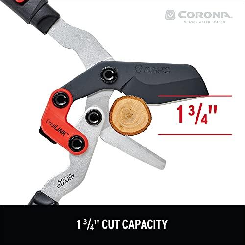 Corona Corona Tools | Branch Cutter 31-inch DualLINK Bypass Lopper | Tree Trimmer Cuts Branches up to 1 ¾-inches in Diameter | SL 4264