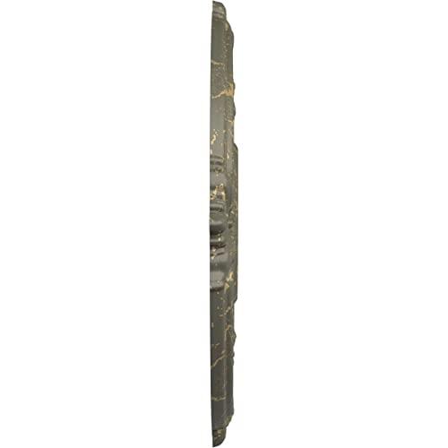 Ekena Millwork Ekena Millwork CM18ATWHC Attica Ceiling Medallion, 18\"OD x 4\"ID x 5/8\"P (Fits Canopies up to 5\"), Hand-Painted Witch Hazel Crackle