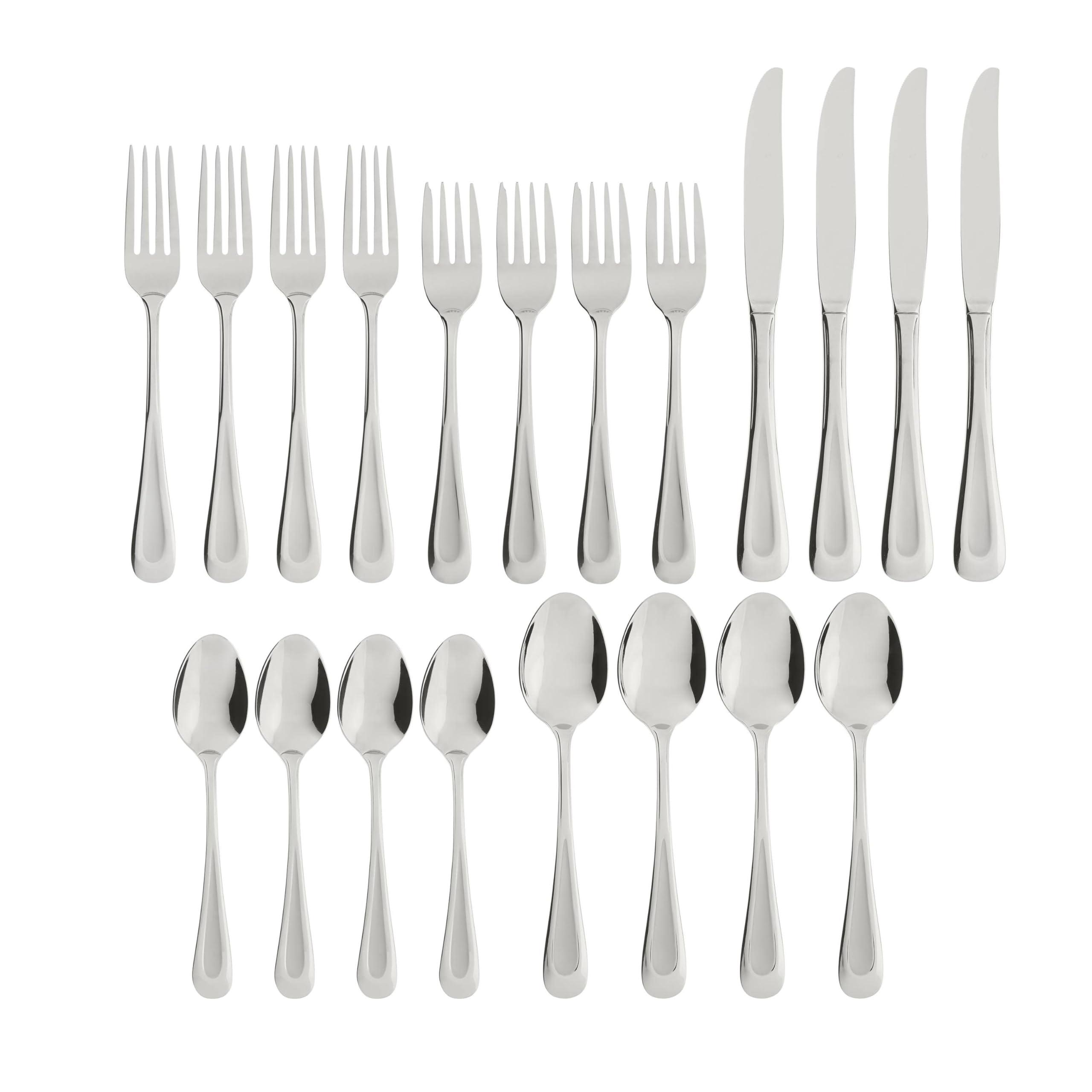 Oneida Oneida Satin Sand Dune 20-Piece Flatware Set, Service for 4