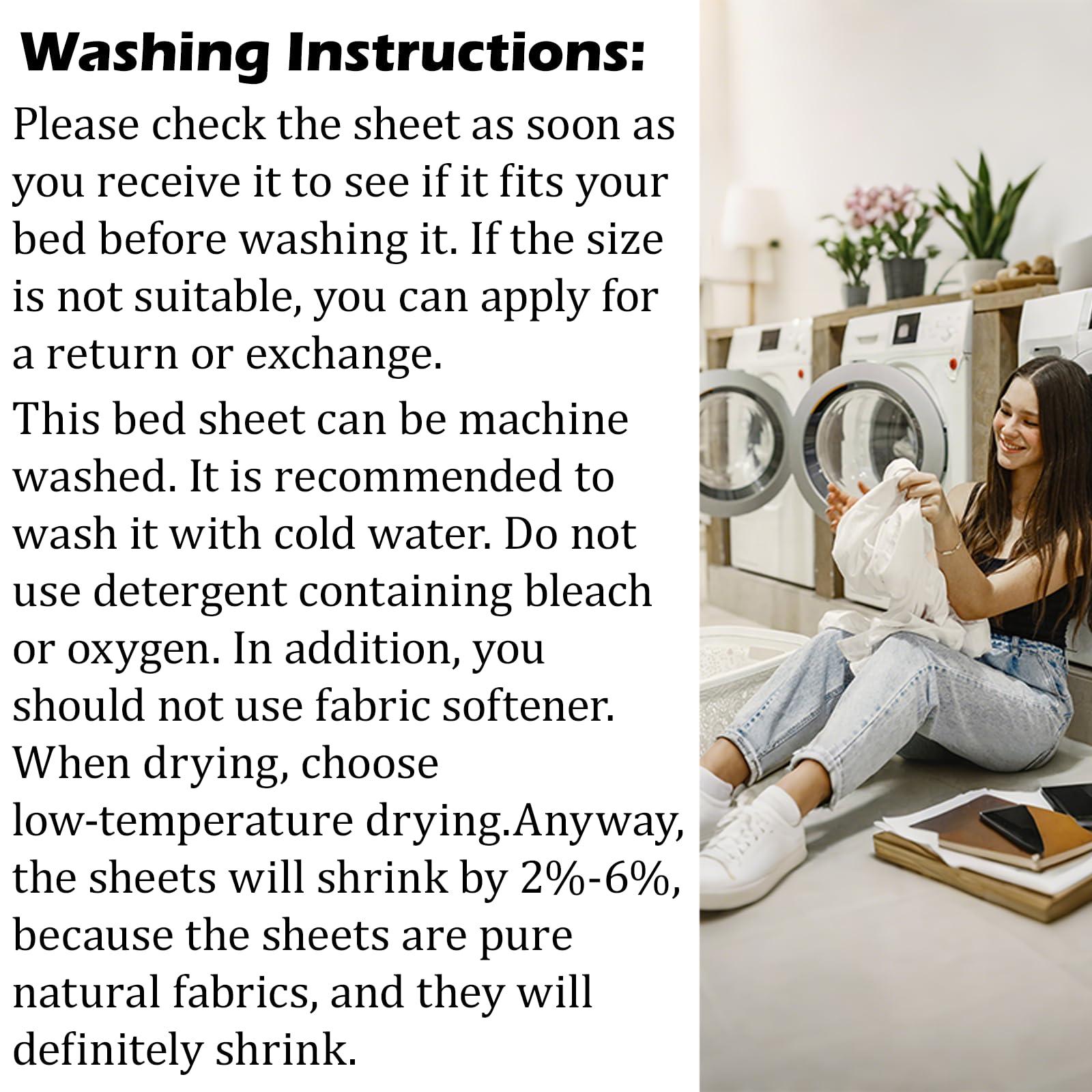 NIULAFR NIULAFR Grounding Sheets - 95% Nature Cotton +5% Silver Fiber - with Grounding Cord, Keep Good Sleep - Natural Healthy