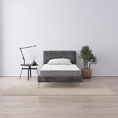 Signature Sleep Signature Sleep,Polyester Tranquility 6 Inch 2-Sided Flippable Bonnell Spring Coil Mattress, Twin Size,Medium GreenGuard Gold Certified,White