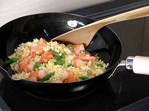 (Riverlight) River Light Iron Stir Fry Pot, Old Type, Extreme 11.8 inches (30 cm), Wok