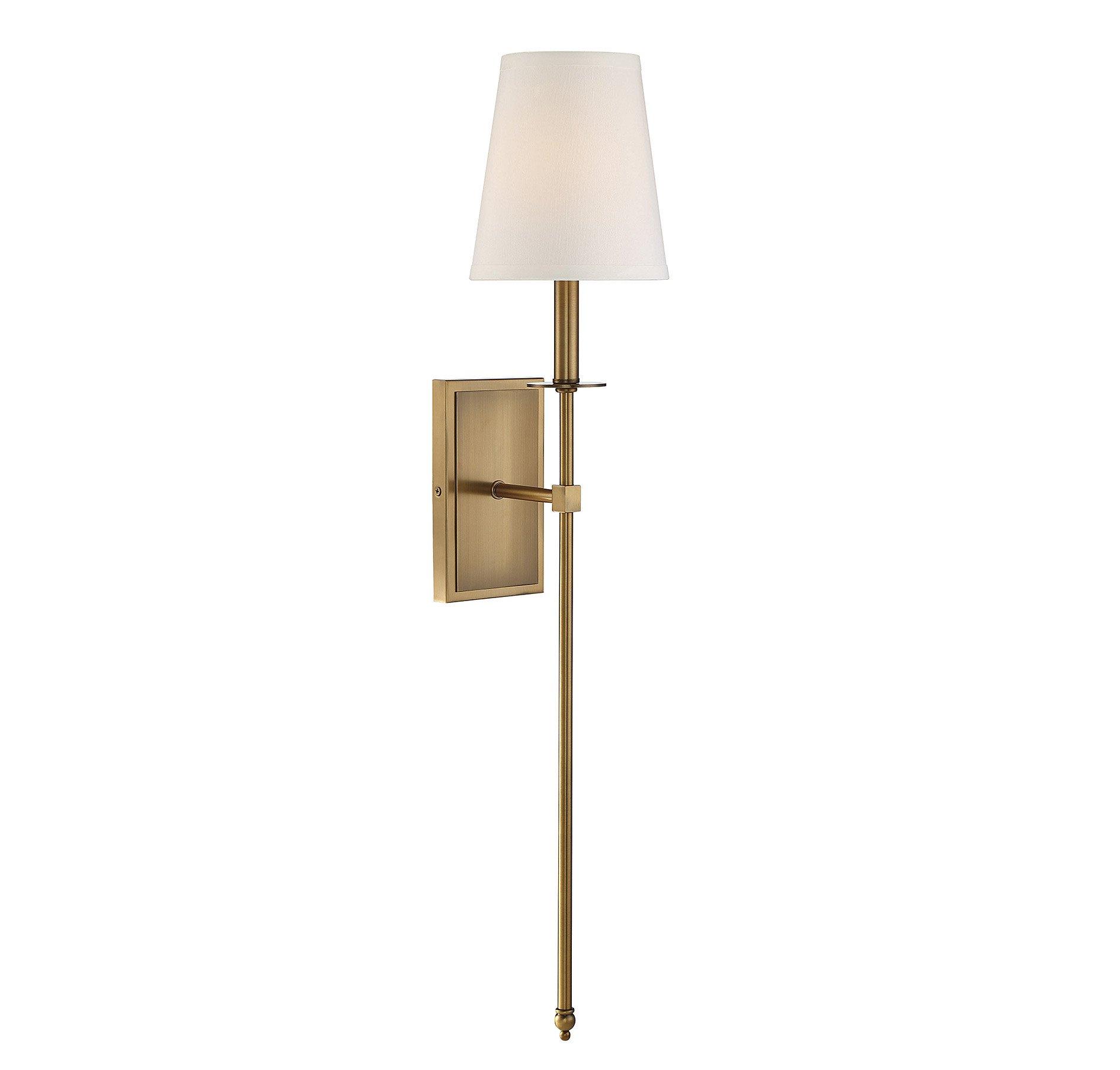 Savoy House Savoy House 9-7144-1-322 Monroe 1-Light Sconce in Warm Brass