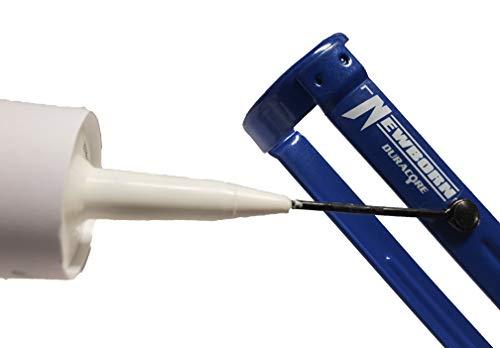Newborn Newborn 250 Super Smooth Rod Revolving Frame Caulking Gun, 1/10-Gallon Cartridge Capacity, 18:1 Thrust Ratio