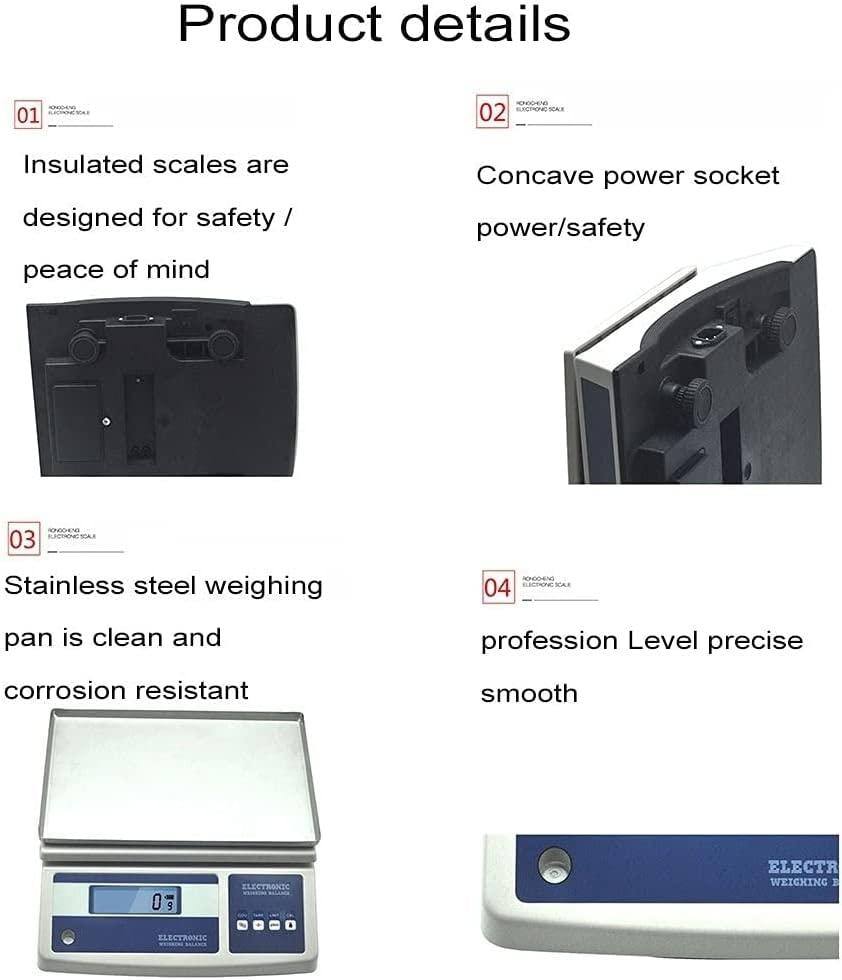 AttreX AttreX Scientific Industrial Counting Scale Counting Scale for Parts and Coins Lab Digital Balance 0.1g High Precision Scale Gram Scale Scales