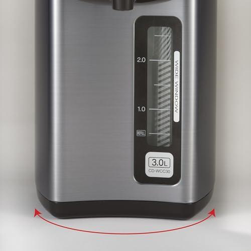 Zojirushi Zojirushi CD-WCC30 Micom Water Boiler and Warmer (101 oz, Silver Dark Brown)