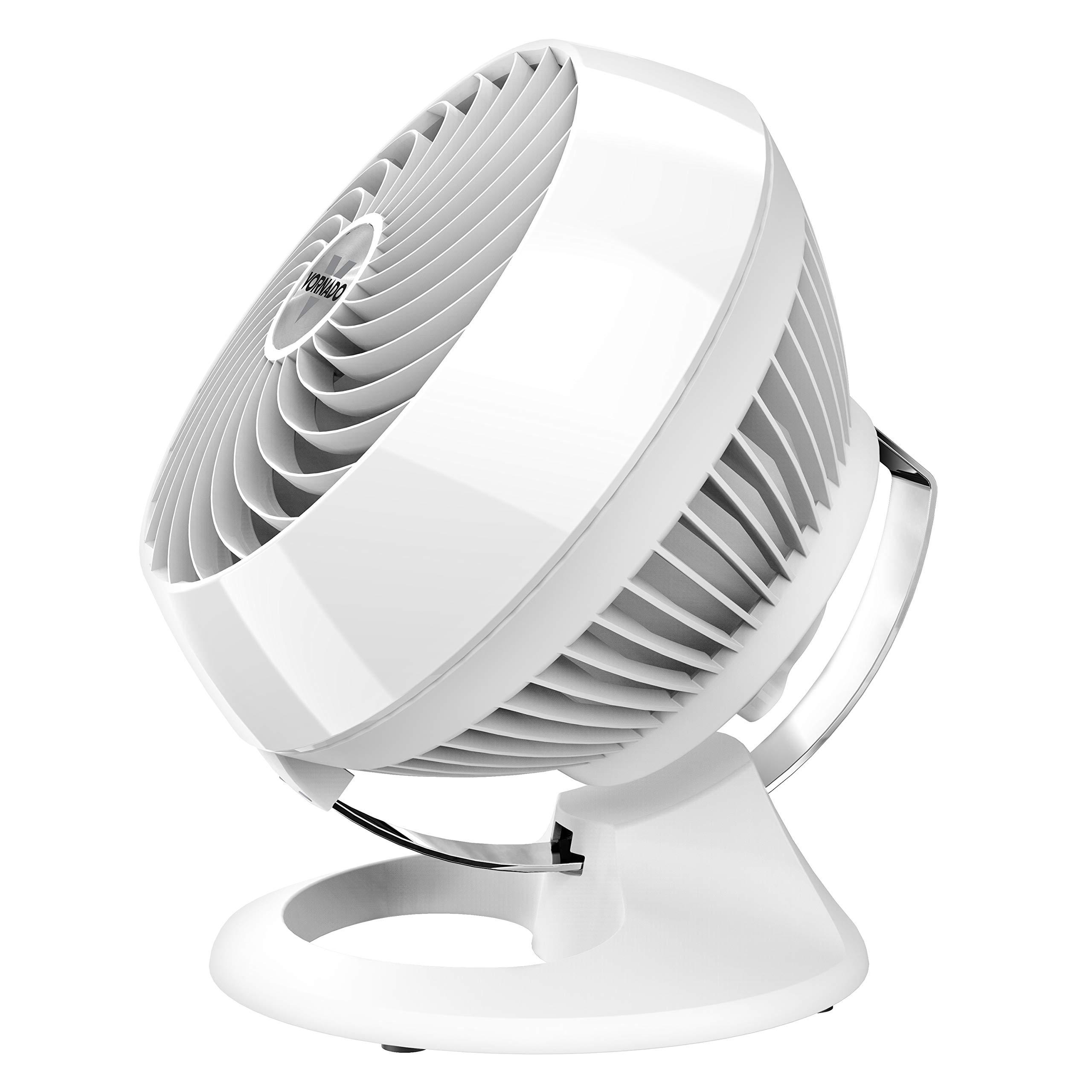 Vornado Vornado 630 Mid-Size Whole Room Air Circulator Fan & CR1-0253-43 460 Small Whole Room Air Circulator Fan, White/Black