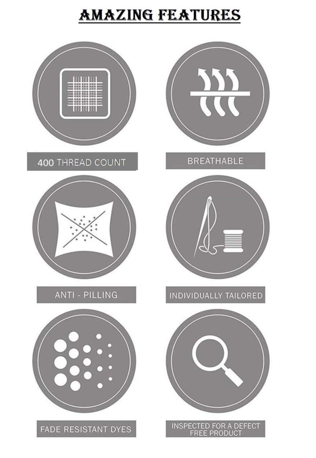 NON Sticky cotton Top Split King Sheets Sets for Adjustable beds, Sheets for Sleep Number Bed Split King deep Pocket, 34\" Split Top King Sheets 400 Thread Count 100% Cotton, Flex Top Sheets, Light Blue Solid