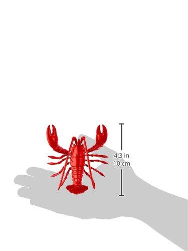 Moses Moses Wobble Magnet Lobster Decorative Magnet for The Kitchen, Metal, Red, 12.5 x 9 x 3.5 cm