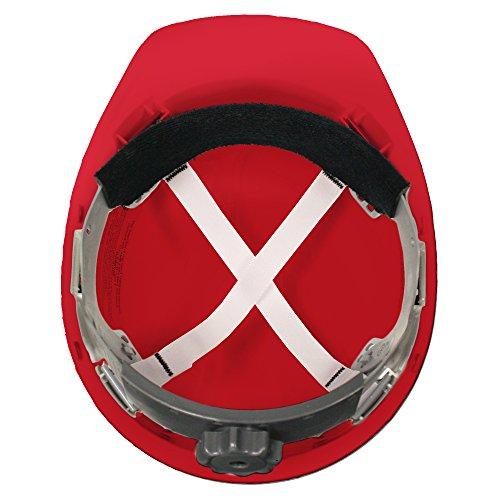Jackson Safety Jackson Safety Charger Hard Hat, Meets ANSI Z89.1-2009, Choice of Suspension, Red, 12 / Case, 20394