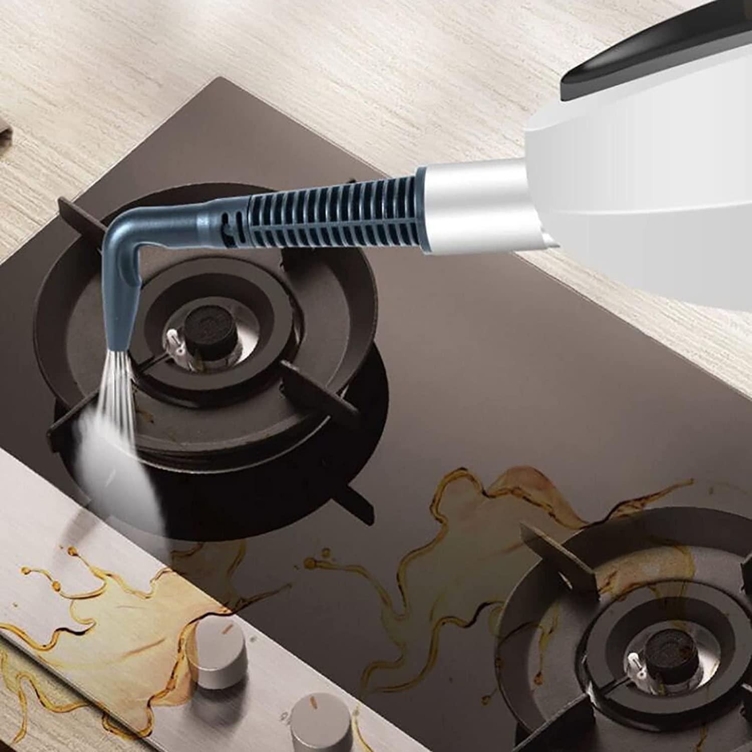 SMSOM SMSOM Steam Mop, Removable Handheld Steamer, Cleaner for Tile and Hardwood Floors, Multi-Function Hand-Held Mop for Hardwood Floor, Tile, Laminate, Carpet, Marble (White)