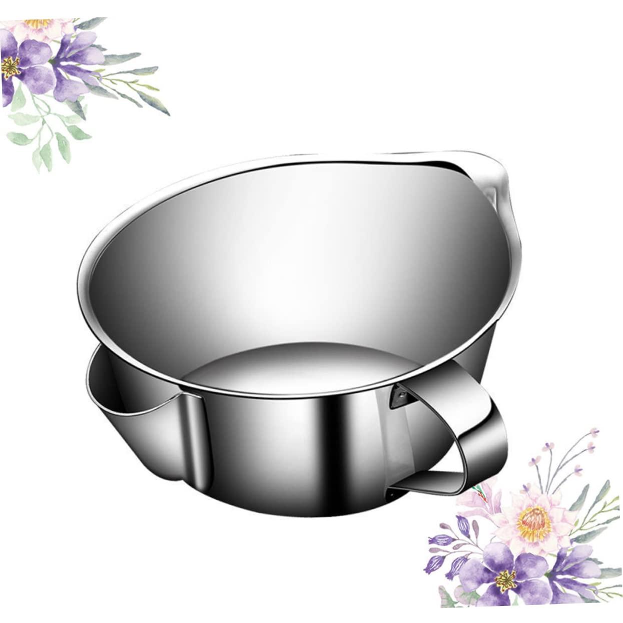 LABRIMP LABRIMP Fat Separating Bowl Gravy Separator Strainer Gravy Oil Separator Container Oil Separator Bowl Gravy Pourer Separator Bacon Grease Keeper Rattan Lamp Shade Ladle Household