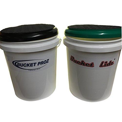 Bucket Lidz Orange/Black Diamond Padded bucket Lid by Bucket Lidz