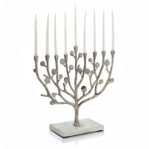 MICHAEL ARAM Michael Aram Botanical Leaf Menorah