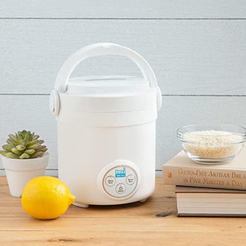 Aroma Housewares Aroma Housewares (MRC-903D) Mi 3-Cup (Cooked) (1.5-Cup UNCOOKED) Digital Cool Touch Mini Rice Cooker,White