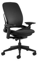 Steelcase Steelcase Leap Chair V2 In Black Fabric