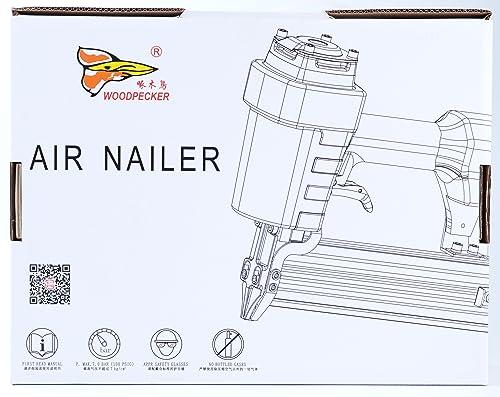 KAMSIN Woodpecker WTB60 Pneumatic Nails Puller Air Punch Nailer Air Power Nail Remover Gun Nail Puncher Heavy Duty Denailer Gun Denailer Tool, Nail Pusher for Recycling/Removing Nails less than 0.197(5mm)