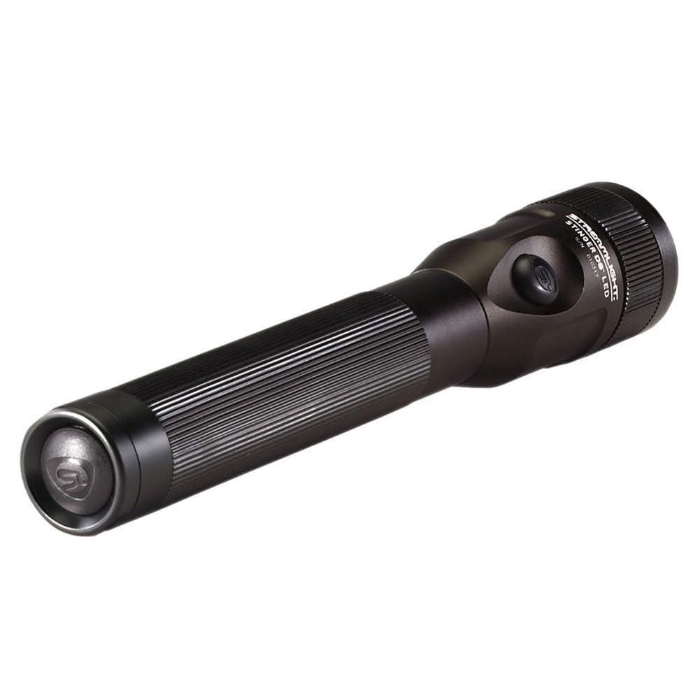 Streamlight Streamlight 75866 Stinger DS 425-Lumen Bright Rechargeable Dual Switch LED Flashlight with 120V AC/12V DC Smart Charger and 1 Smart Charge Holder, Black