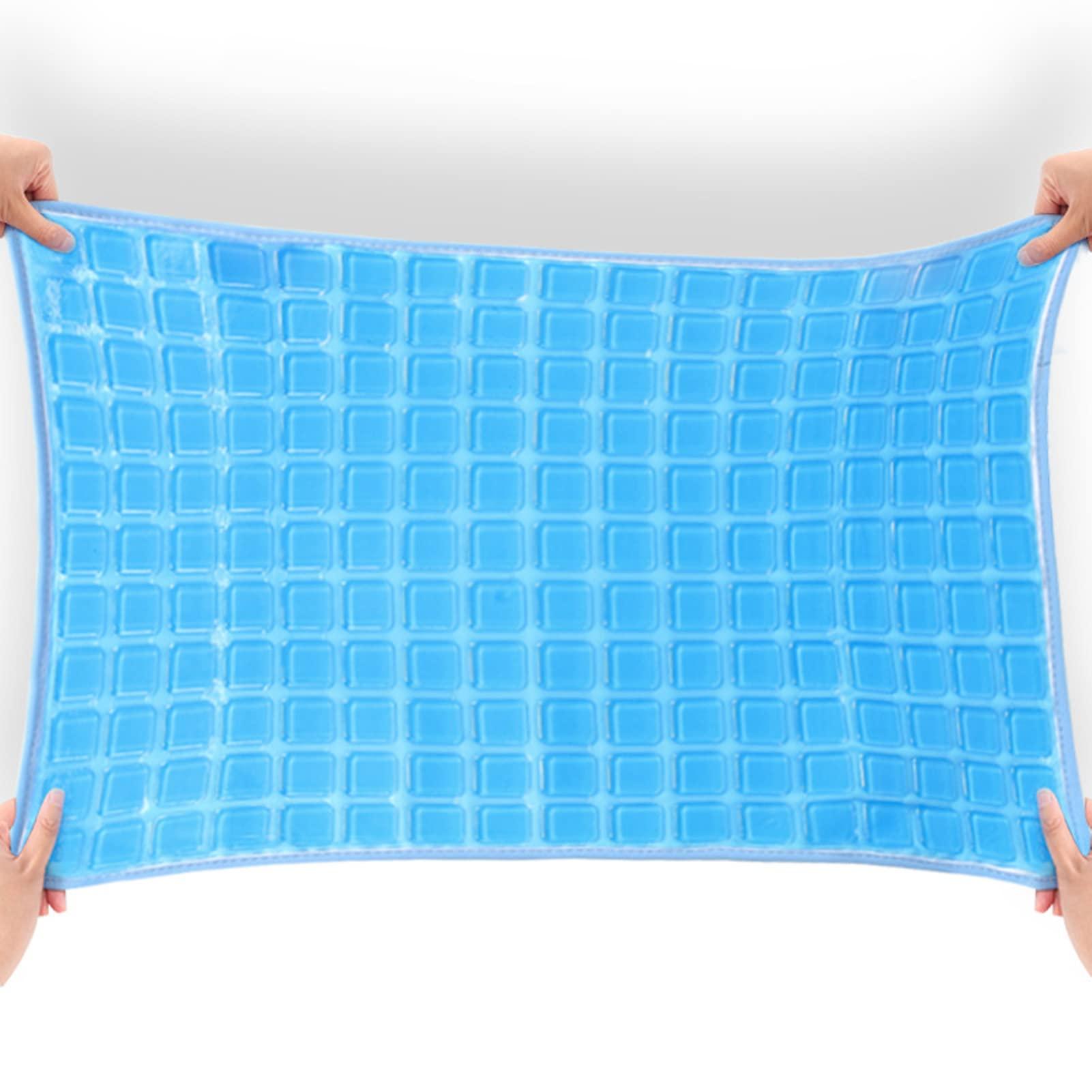 Dioche Gel Pillow Cooling Mat Cooling Gel Pad for Bed Pillow Summer Cushion Soft Flexible Foldable Pillow Mat for Sleeping