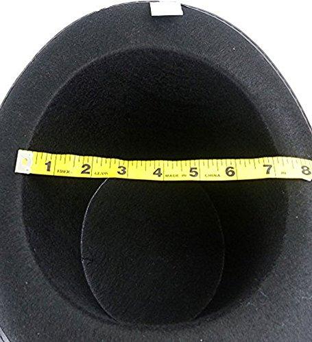 Funny Party Hats Funny Party Hats Felt Top Hats - 2 Pack - 1 Black & 1 White Top Hat Costume Hats