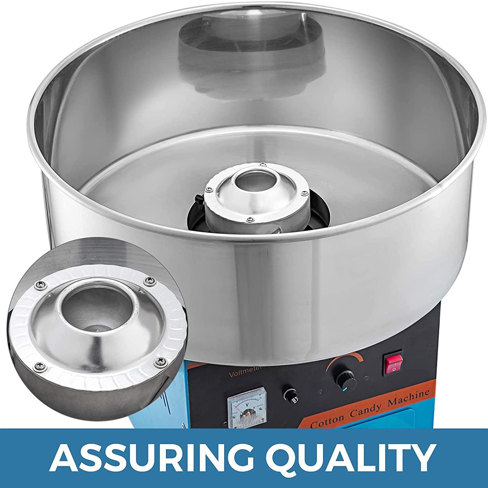 WLL-DP WLL-DP Portable Commercial Cotton Candy Machine 20.5 Inch Electric Candy Floss Maker, for Family and Party