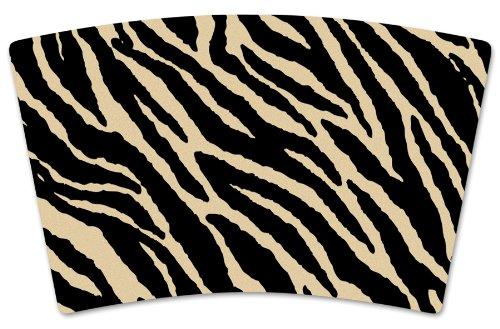 Mugzie Mugzie brand 20 Ounce Cocktail Shaker with Insulated Wetsuit Cover - Tan Zebra