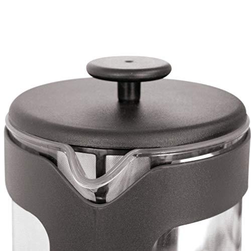 BonJour BonJour Ami-Matin Unbreakable French Press Coffee Maker, for Traveling, Camping, Everyday Use, 8-Cup/33.8 Ounce, Black