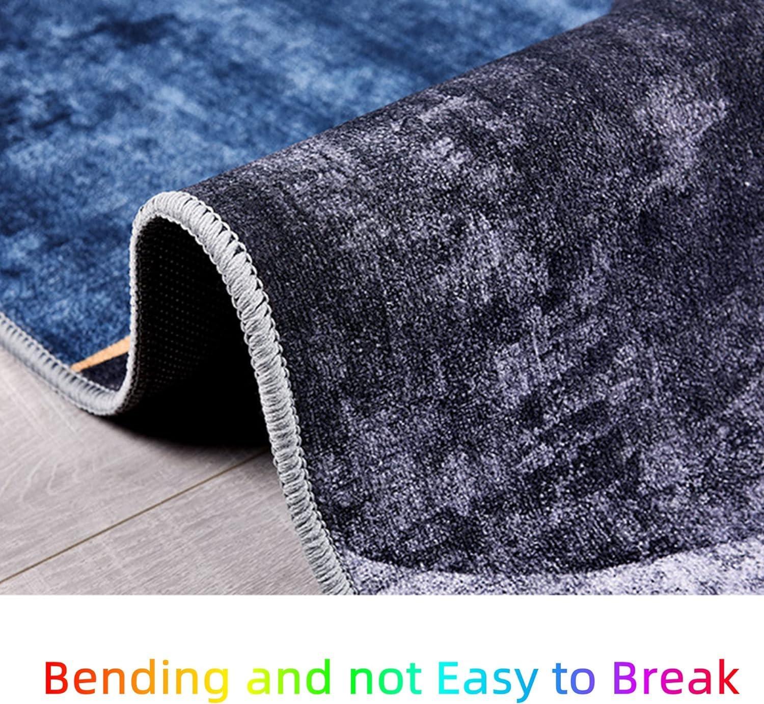 EYPKPL EYPKPL Retro Heated Area Rug Adjustable Temperature and Timer Floor Heating Pad Home Indoor Heater Rug Easy Clean Heated Carpet