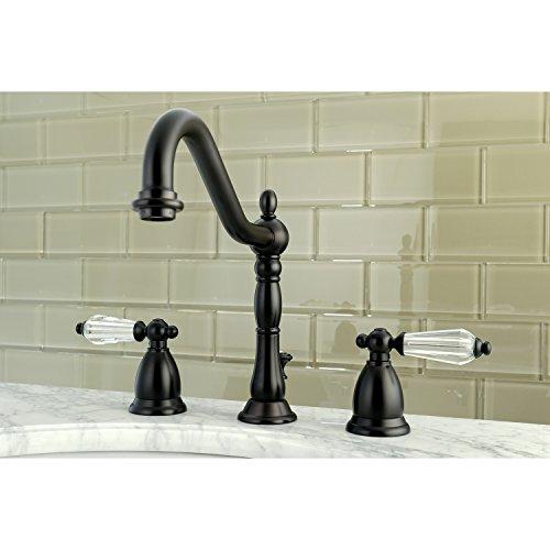 Kingston Brass Kingston Brass KS1995WLL Wilshire Widespread Bathroom Faucet, 8-1/2" in Spout Reach, Oil Rubbed Bronze