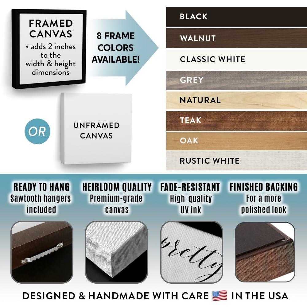 Pretty Perfect Studio Pretty Perfect Studio Custom Quote Wall Art is Personalized 24\"x36\"