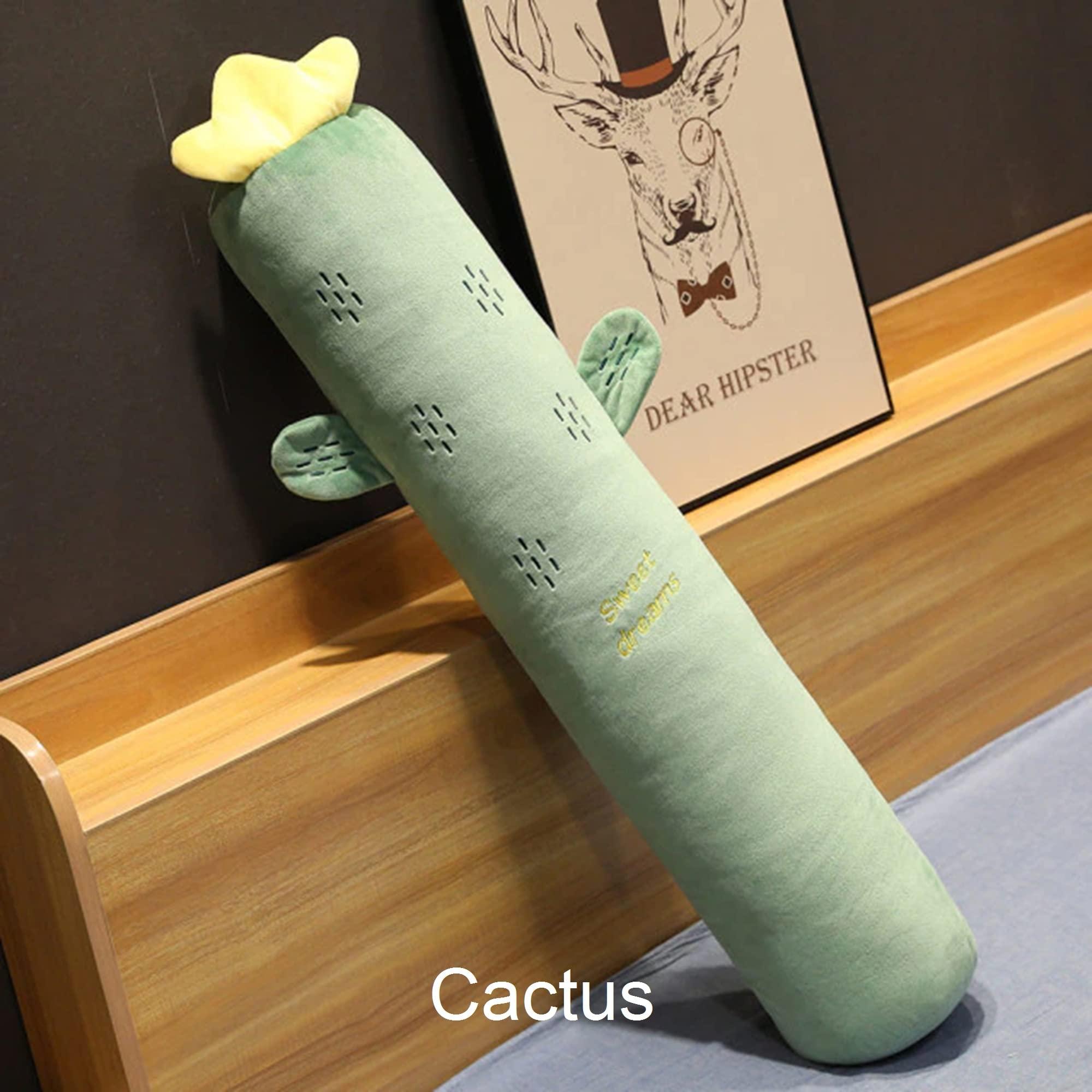 Your Gifts Here Long Body Pillow Giant Carrot Plush Body Pillow Extra Long Pillow Cute Gifts For Her Plush Pillow For Bed Kawaii Bedding Bed Pillows (XL - 51 inch (130cm), Carrot)