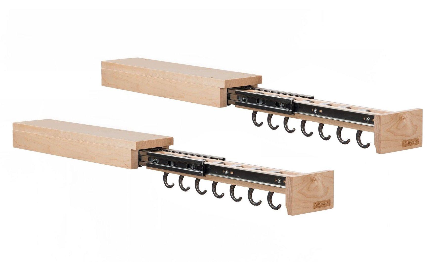 Glideware Dual-ing Glideware Cookware Organizer with 14 Hooks by Glideware, LLC