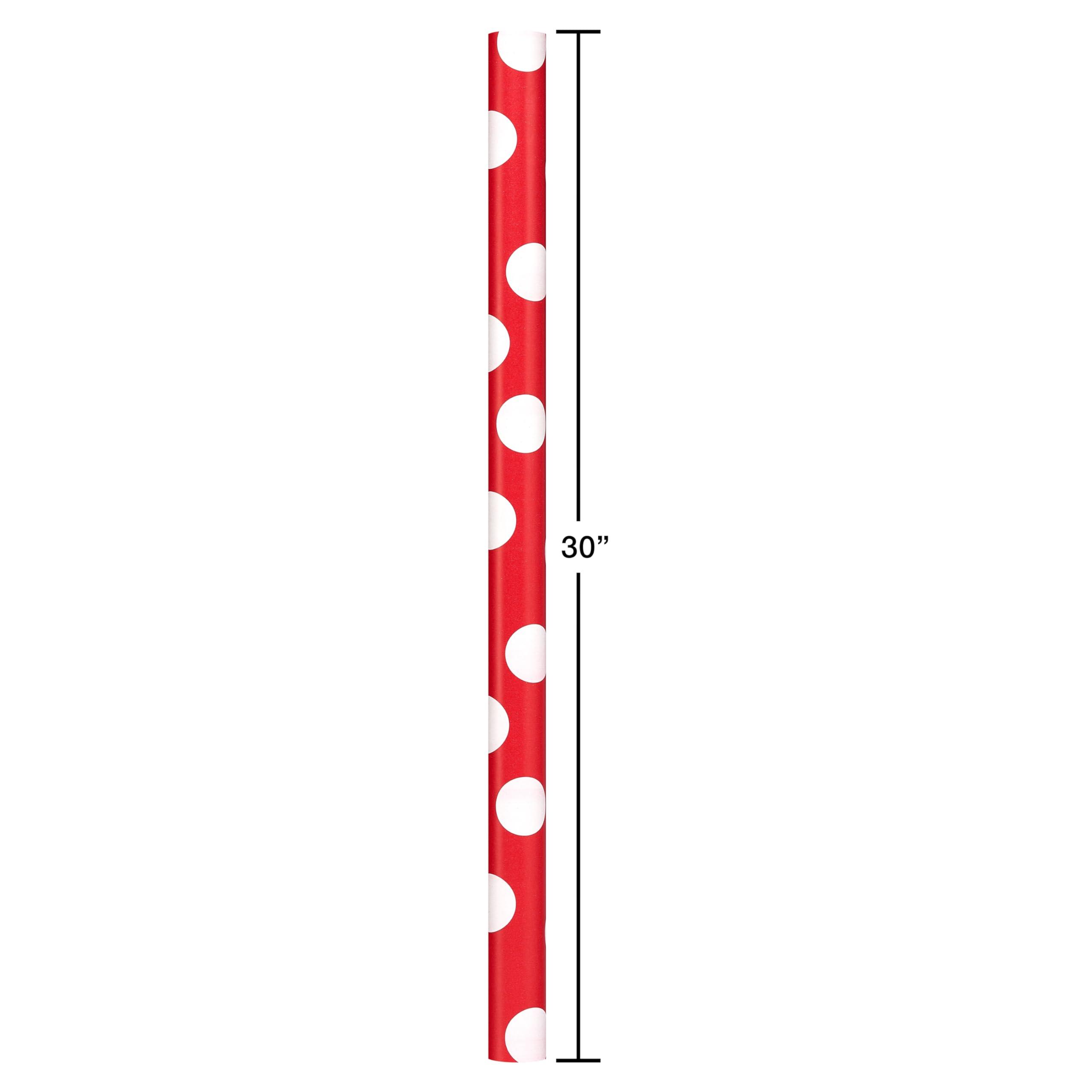 American Greetings American Greetings Valentines Day Wrapping Paper, Red and Gold Patterns (4 Rolls, 120 sq. ft.)