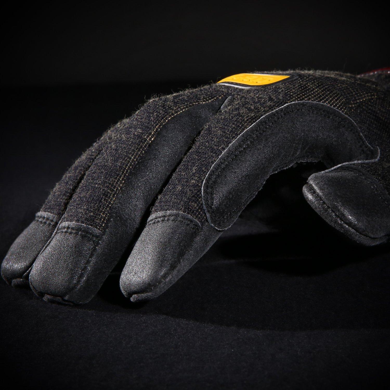 Ironclad Ironclad HEATWORX REINFORCED; Heat and Cut Resistant Gloves, Palm Heat Protection Rated up to 450°F, (1 Pair), Black