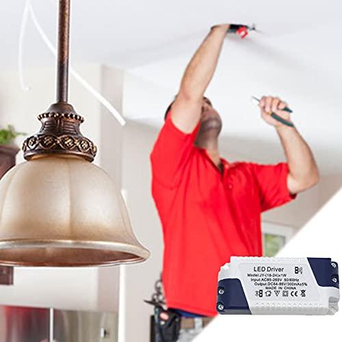 Bsod Led Driver (12-18) x1W Constant Current 300mA Transformer High Power Supply Converter Output DC 36-72V External Led Ceiling Lamp Rectifier (1 Pack)