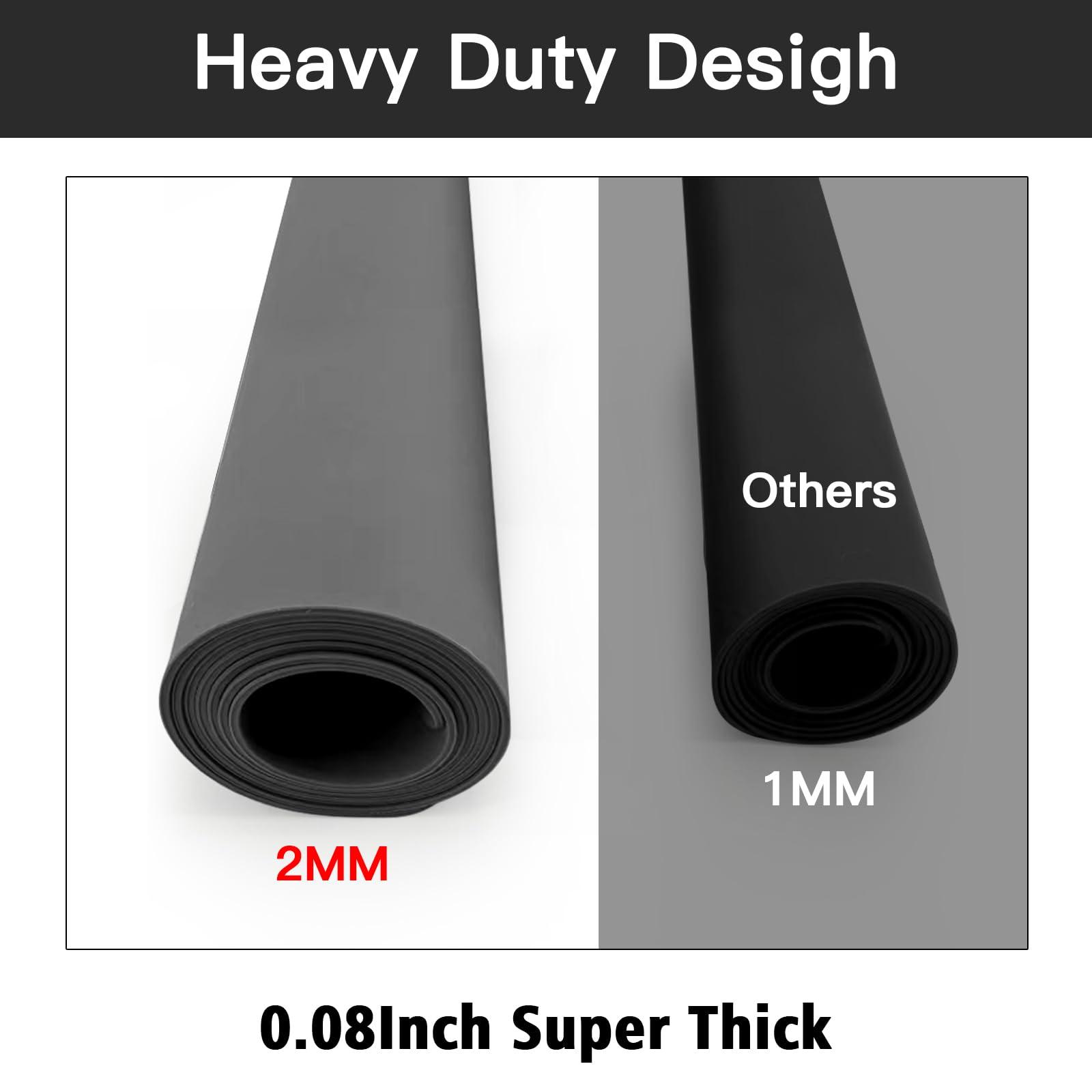 Goldleaf 2MM Extra Thick Silicone Mats for Kitchen Counter (23.6\" x 15.7\" x0.08\"), Kitchen Island Heat-Resistant Coffee Mat, Non-slip Desk Protect Mat, Multipurpose Countertop Protector (Translucent)