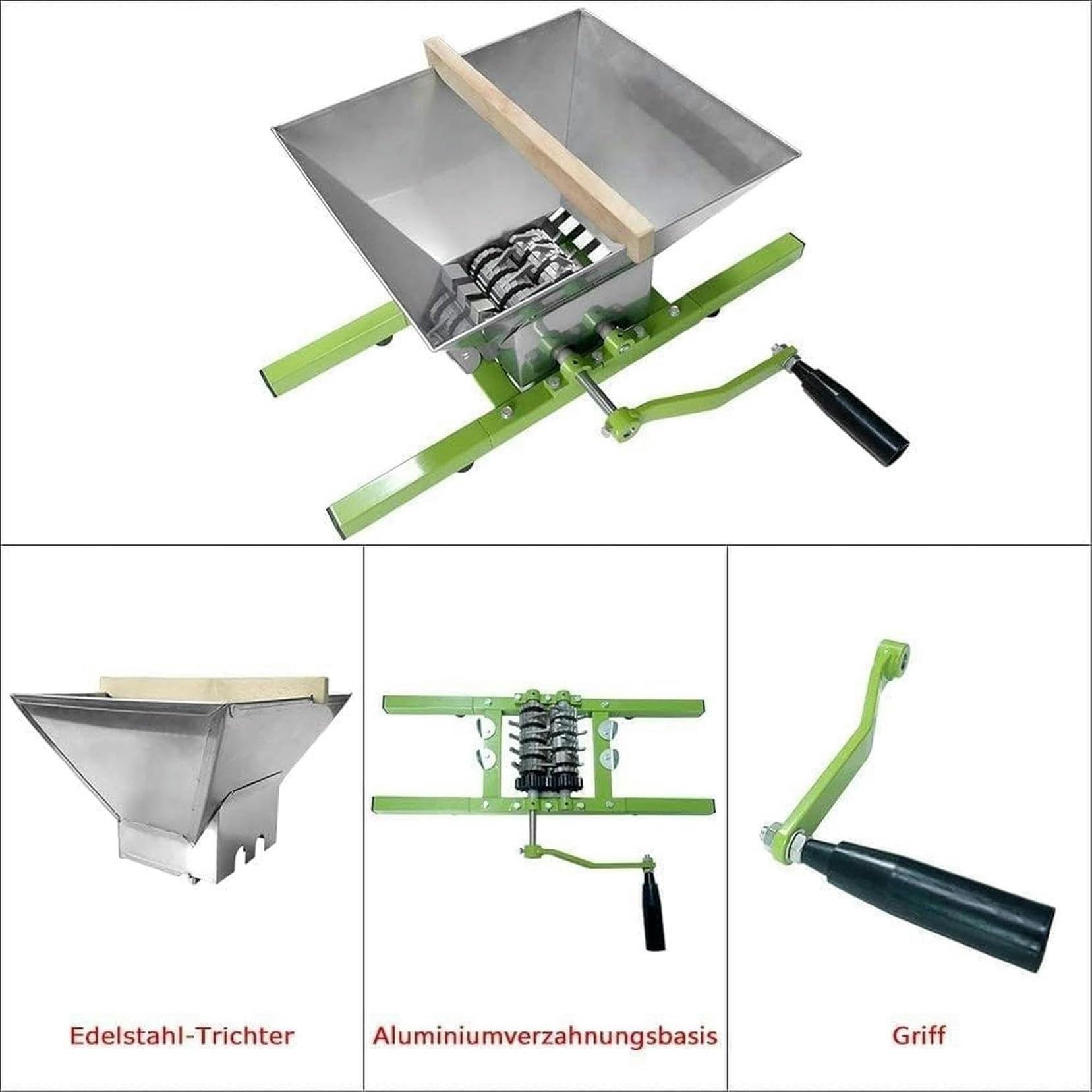 FYLFANYAN FYLFANYAN UVA Press, Fruit Wine Press, Helicopter Berries Press, Large -Capacity Fruity Grinder and Cider Pressed