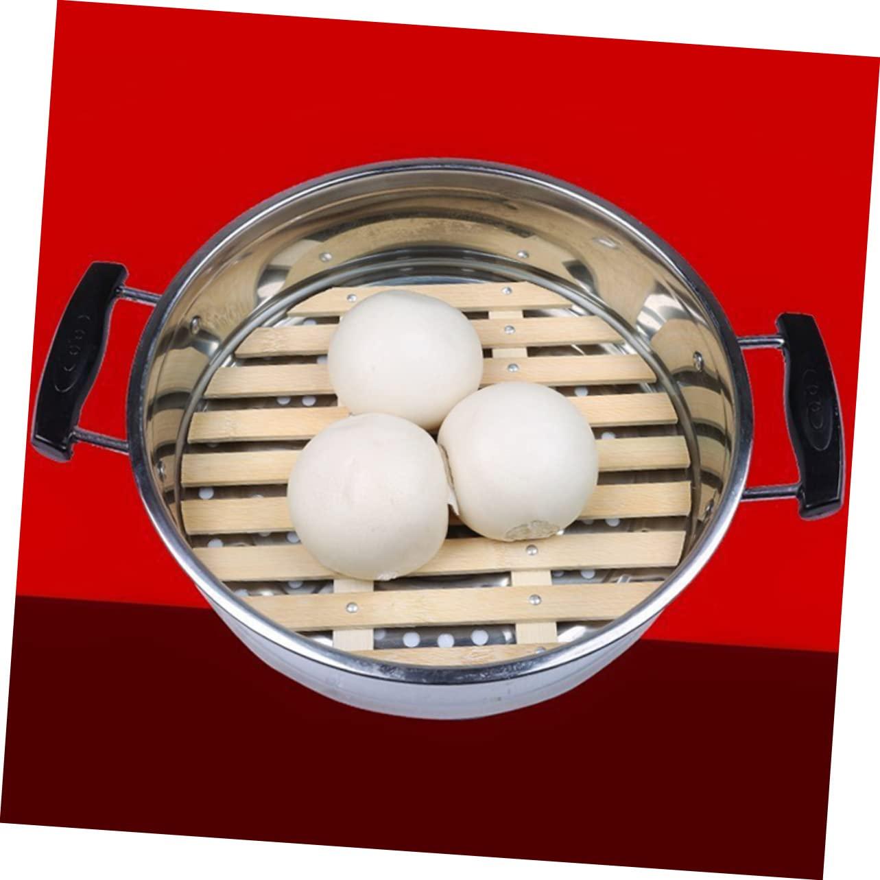 SHOWERORO SHOWERORO Steamer Tamale Dumpling Maker Machine Liners Steaming Pot Basket Wok Dumplings Steamer Instant Vegetable Steamer Microwavable Pressure Cooker Accessories Automatic Dim Rivet