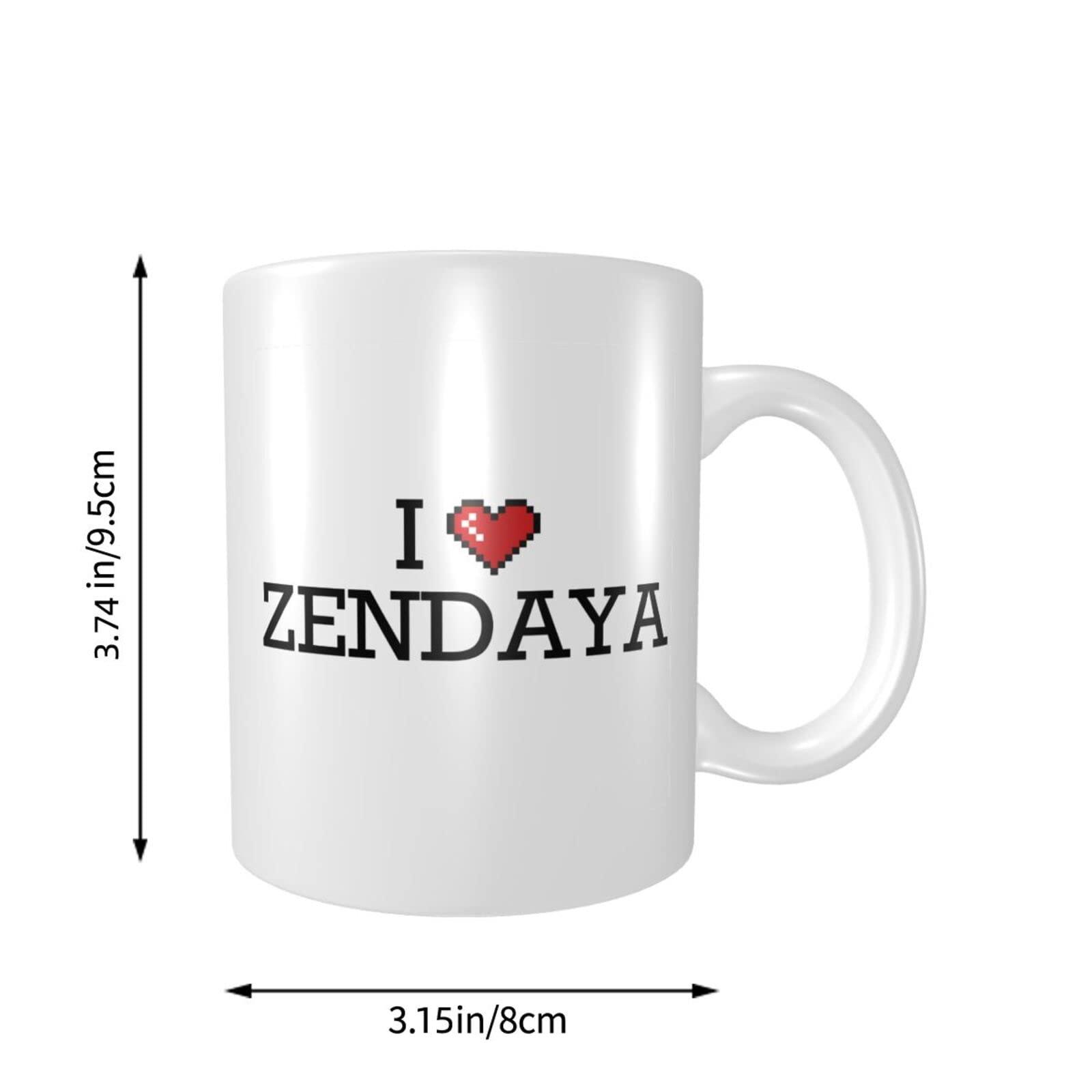 Dsocuiubos Dsocuiubos Cool Coffee Mugs Women I Love Zendaya Mug Mugs With Sayings Dad Birthday Gift