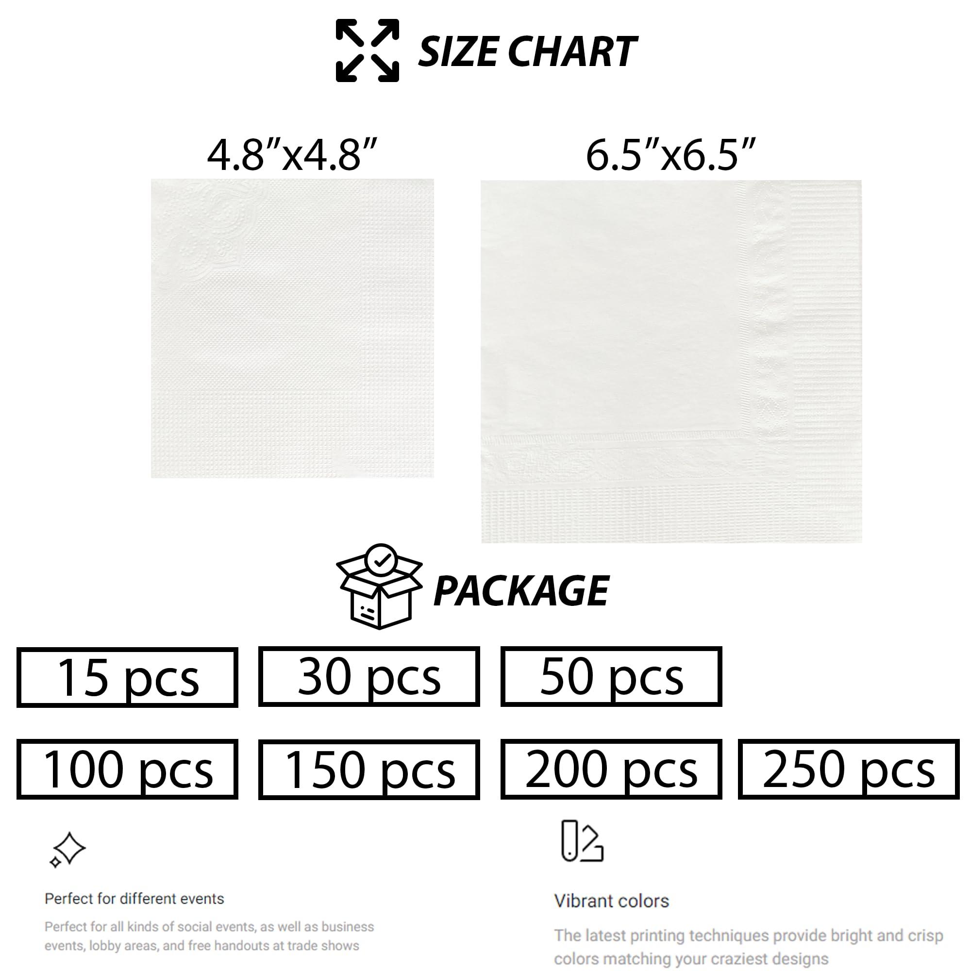 Evamall Personalized Baby Shower Napkins, Personalized Baby Name Cocktail Napkin, Customized Baby Shower Party, Baby Shower Decor, New Baby Party Tableware, Baby Girl Napkins For Shower