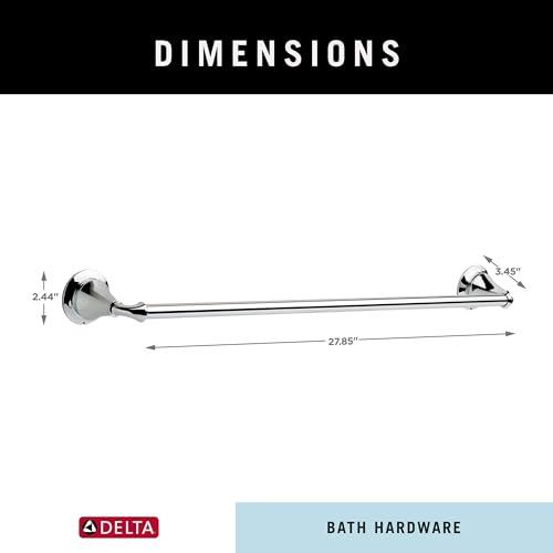 DELTA FAUCET DELTA FAUCET 79424 Linden 18 in. Wall Mount Towel Bar Bath Hardware Accessory in Polished Chrome