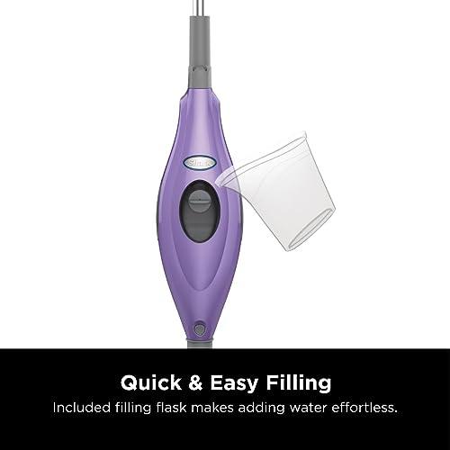 Shark Shark S3501 Steam Pocket Mop Hard Floor Cleaner, With Rectangle Head and 2 Washable Pads, Easy Maneuvering, Quick Drying, Soft-Grip Handle and Powerful Steam, Purple