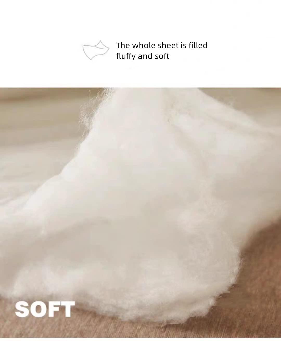 LUZBOSE LUZBOSE Ultra-light summer seam superfine fiber down quilt car blanket nap blanket summer cool quilt air conditioner quilt(150 * 200CM, A16)