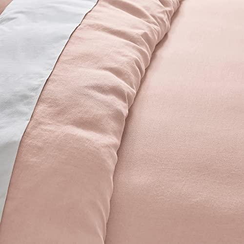 Levtex Home Levtex Home - 100% Linen - Twin Duvet Cover - Washed Linen - Blush - Duvet Cover Size (66x88in.)