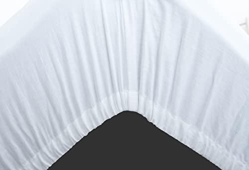 SPREAD COMFO SPREAD COMFO - Hotel Luxury Bed Sheet Set 1200 Thread Count White Solid Bedding Sheet Sets- Cooling Bed Sheet Deep Fitted Wrinkle, Fade, Stain Resistant - 4 Piece (Queen - 24\" Deep Pocket)