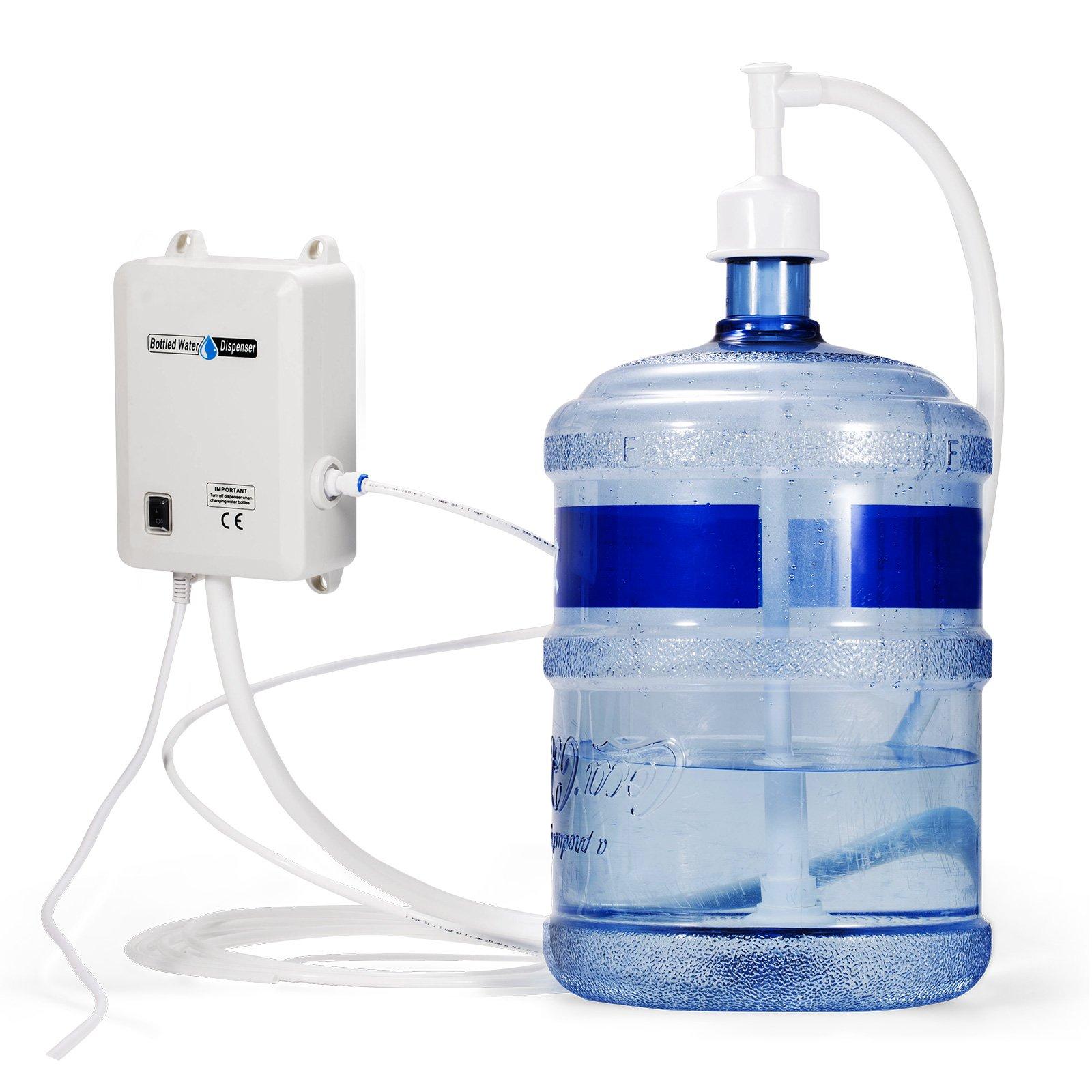 VEVOR VEVOR Bottled Water Dispenser Pump System, 5 Gallon Dispensing System, Automatic Electric Water Dispenser, Single Inlet Water Jug Pump, Compatible Use with Coffee/Tea Machine, Refrigerator, Ice Maker